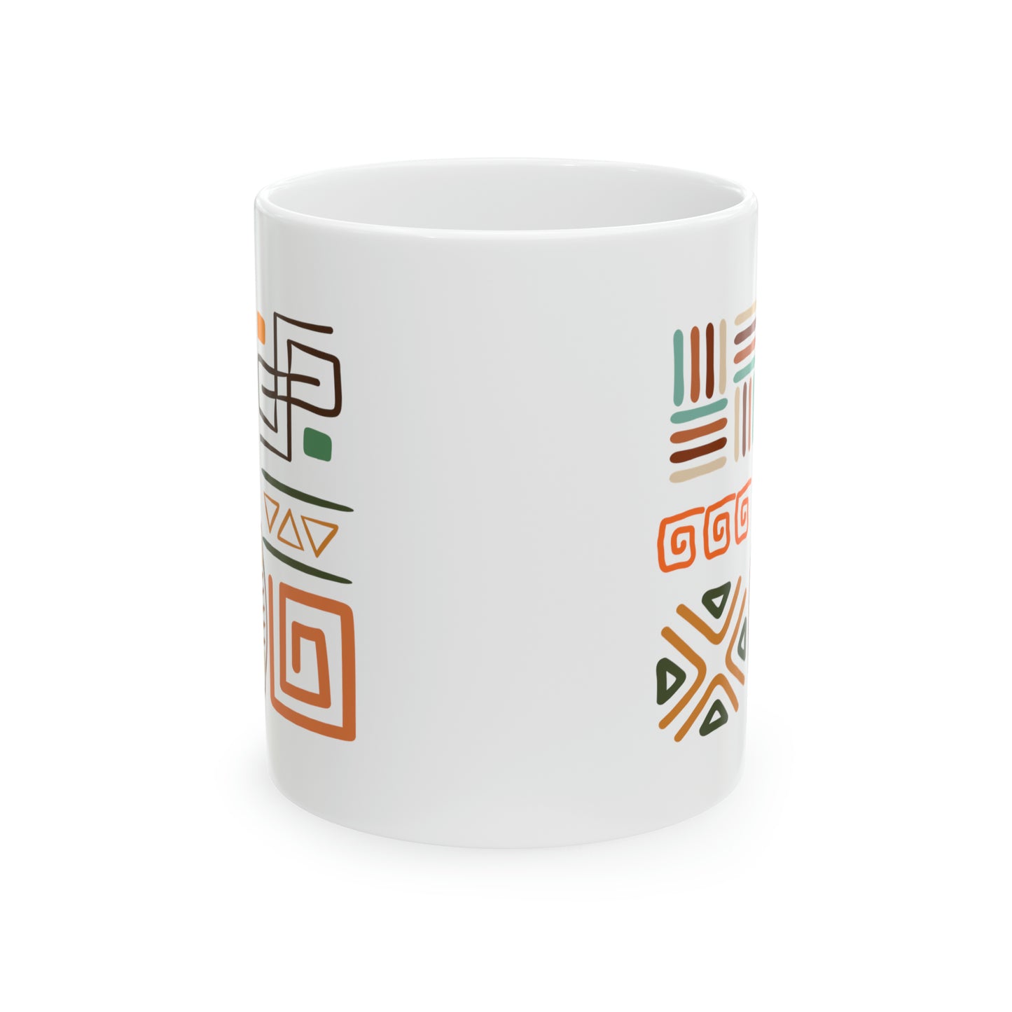 African Symbols Ceramic 11oz Coffee/Tea Mug