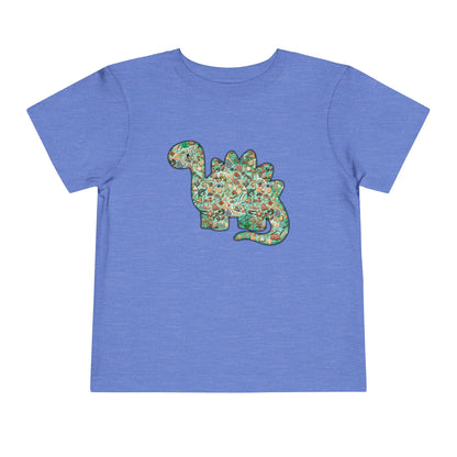 Roar-tastic Toddler T-Shirt with baby Stegosaurus Design