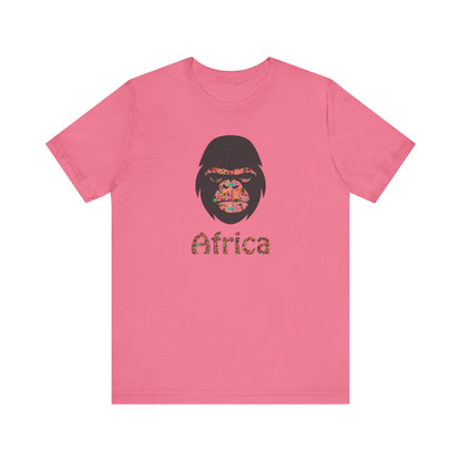 African Gorilla Short Sleeve T Shirt