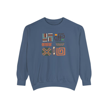 Abstract African symbols Unisex Comfort Sweatshirt