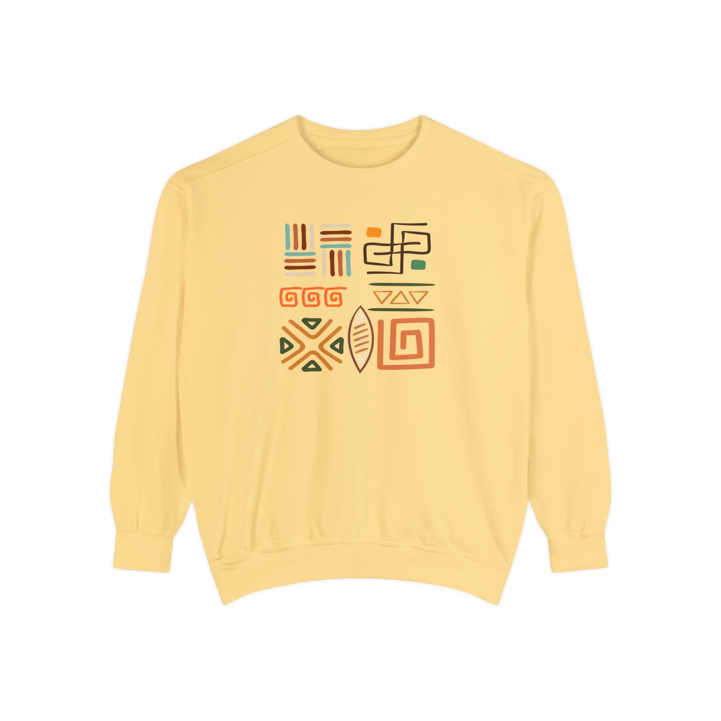 Abstract African symbols Unisex Comfort Sweatshirt