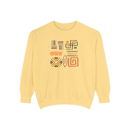 Abstract African symbols Unisex Comfort Sweatshirt