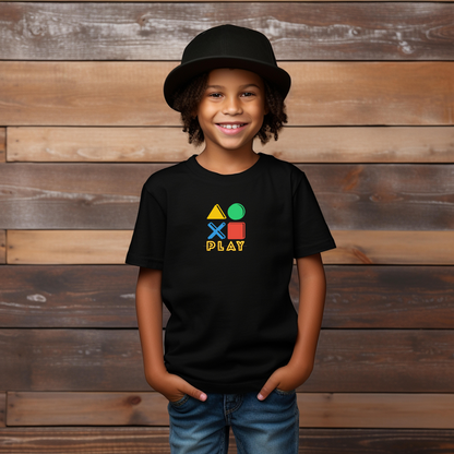 Gamer Kid Controller Buttons T Shirt