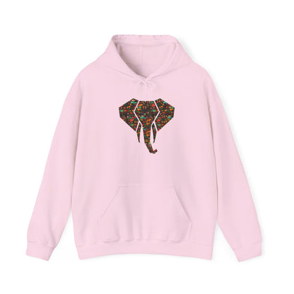 Unisex African Elephant Hooded Sweatshirt/Hoodie