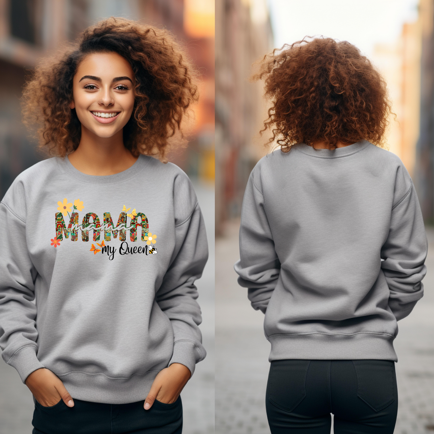 Mama My Queen Mothers Day Royal Sweatshirt